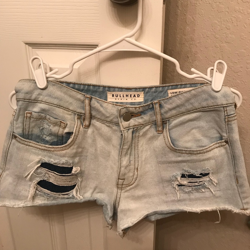 Barely worn denim shorts from pacsun